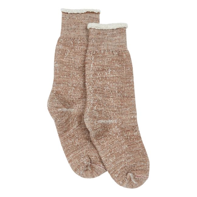 Doppelseitiger Socken Kamelbraun