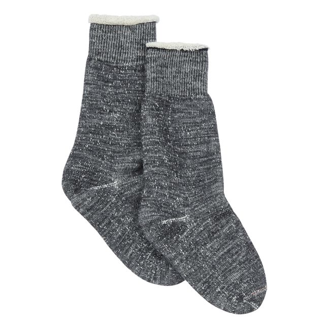 Double Face Socks Grey