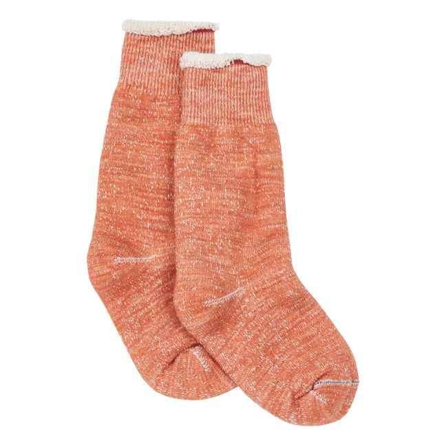 Double Face Socks | Orange