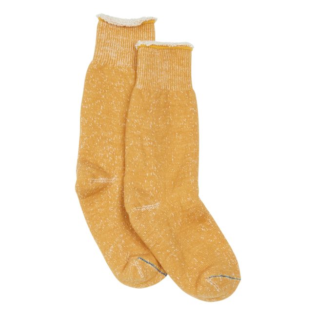 Double Face Socks | Yellow