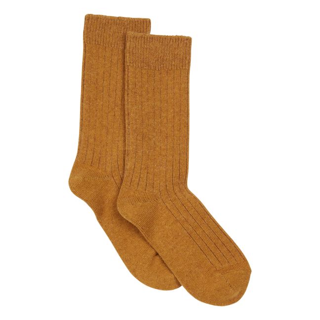 Calcetines Canalé de algodón orgánico | Ardilla