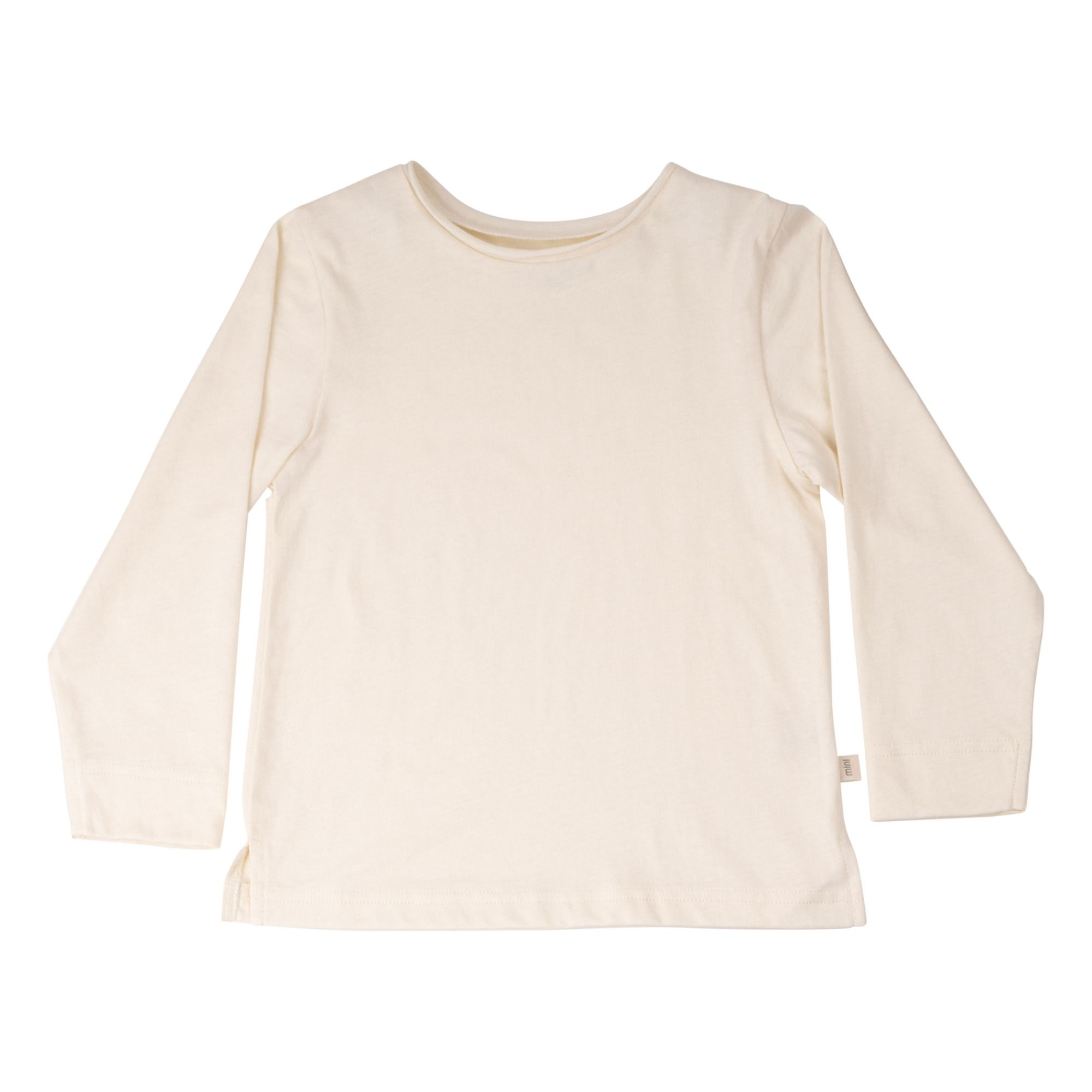 Camiseta de lino y algodón orgánico Crema- Imagen del producto n°0