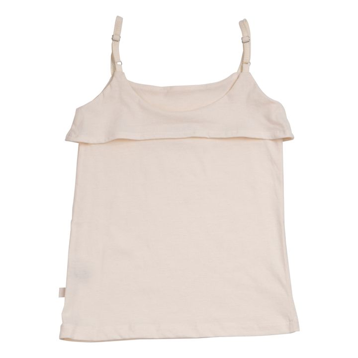 Minimalisma Ljos Organic Cotton Tank Top Cream Smallable