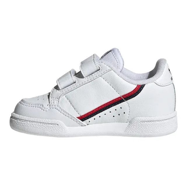 Continental 80 Leather Velcro Sneakers | White