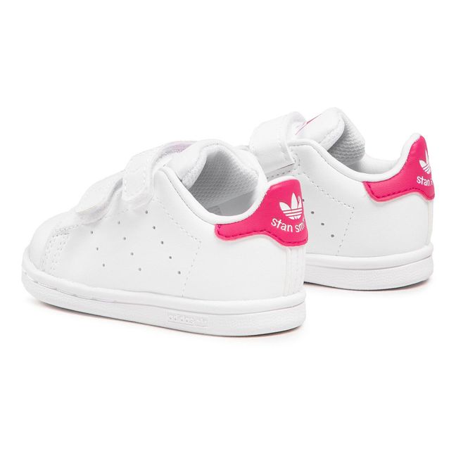 2 Velcro Stan Smith Recycled Sneakers Pink