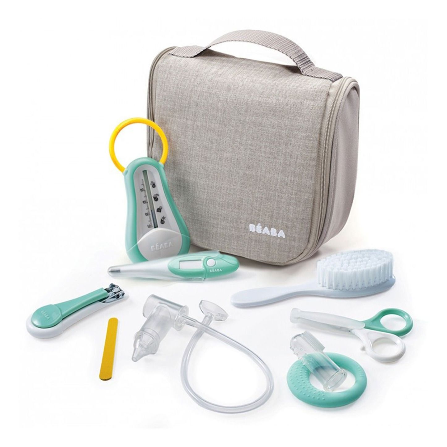 Béaba - Trousse de toilette avec accessoires - Gris