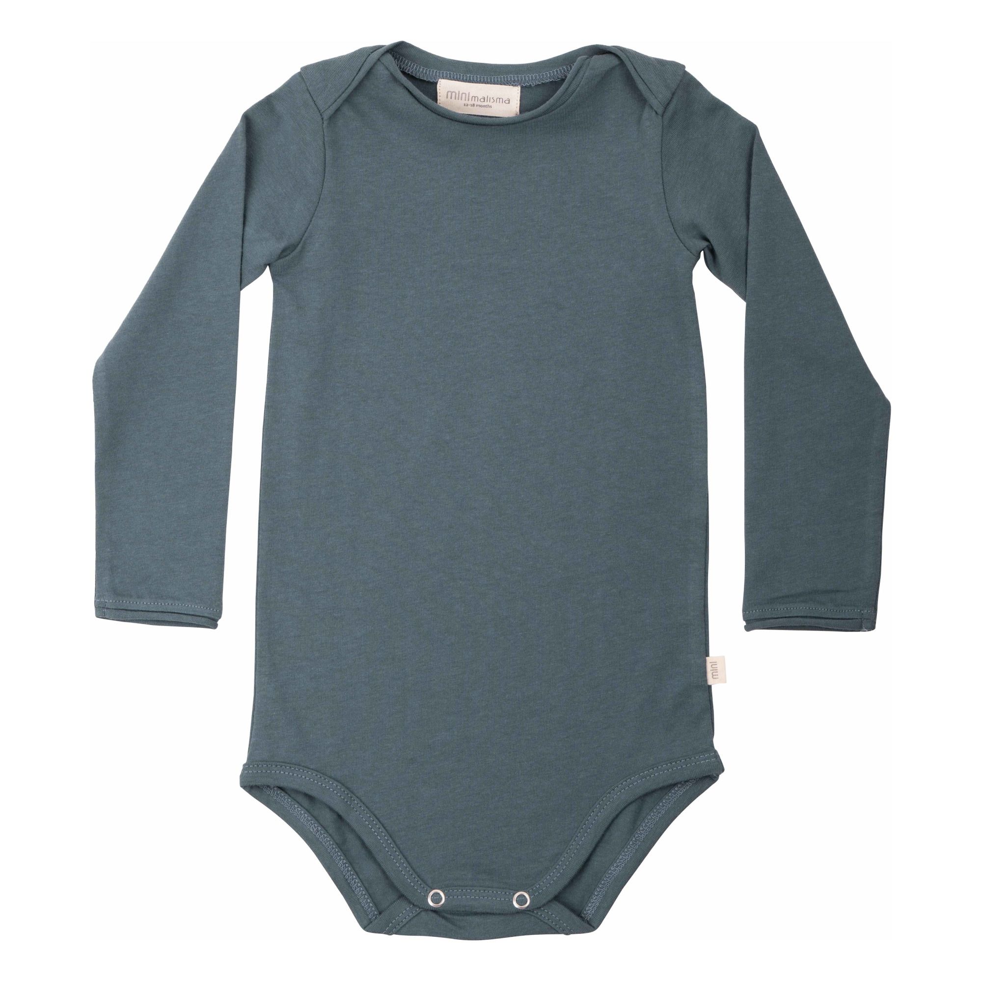 Minimalisma - Body Norra Coton Bio - Fille - Bleu canard