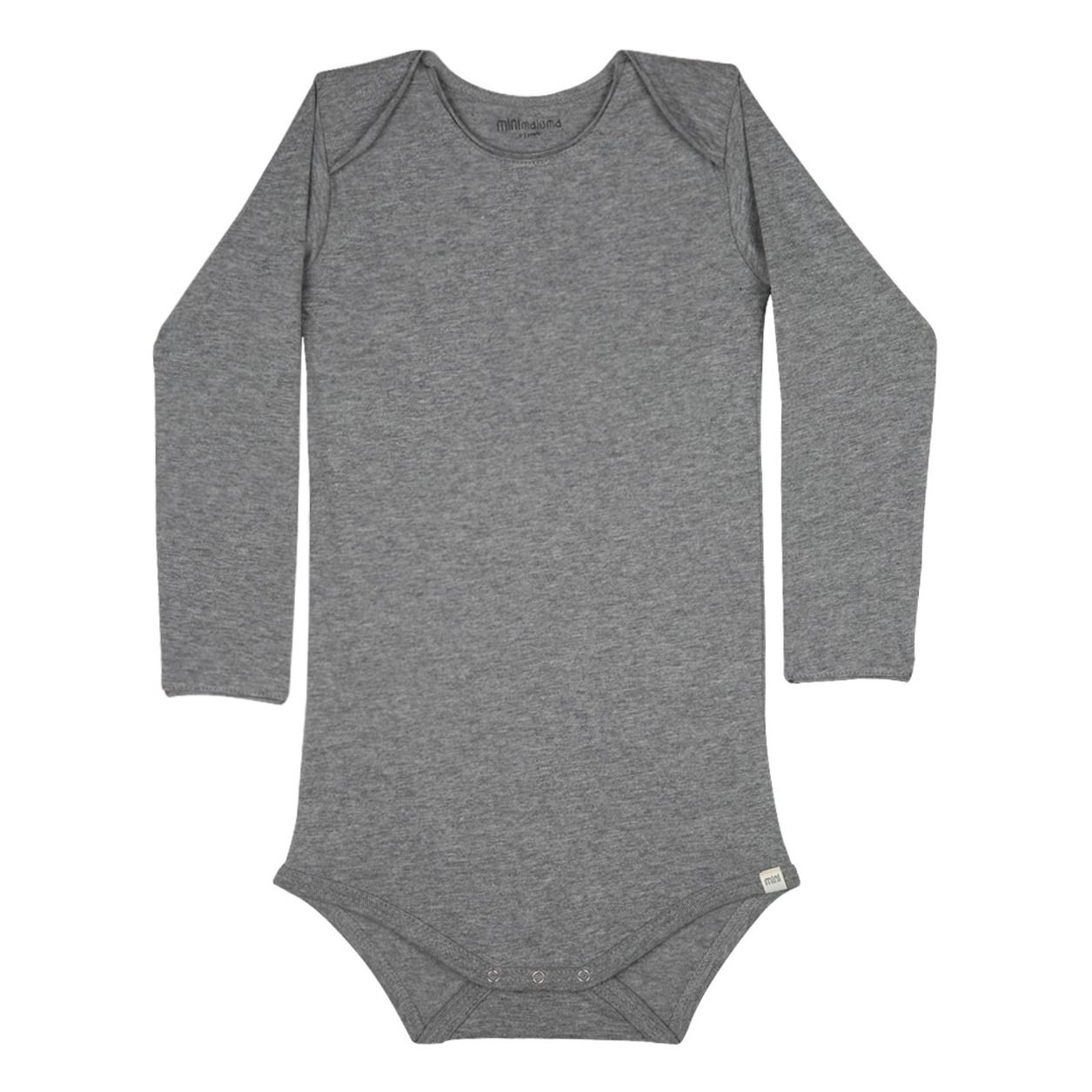 Minimalisma - Body Norra Coton Bio - Fille - Gris