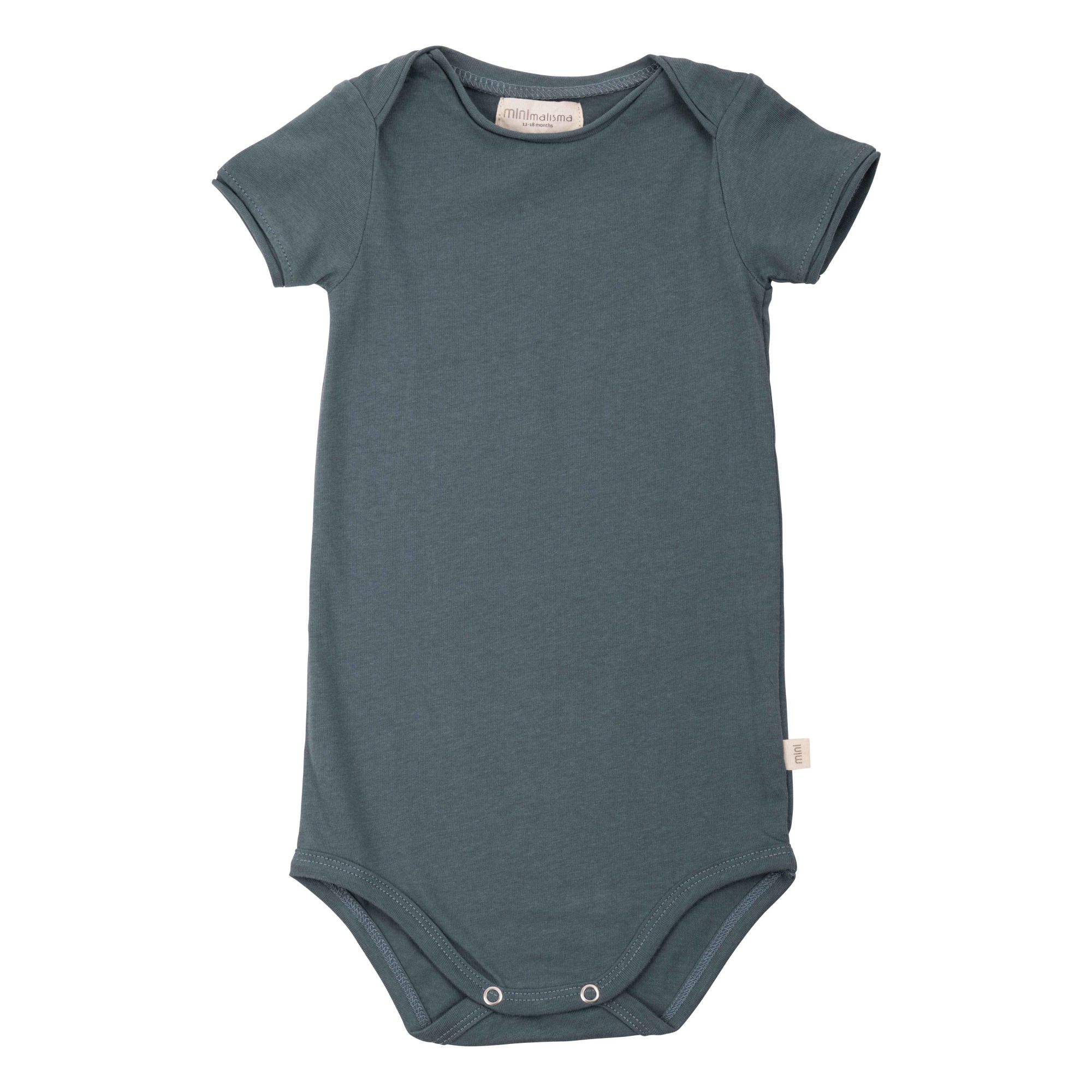 Minimalisma - Body Nomas Coton Bio - Fille - Bleu canard
