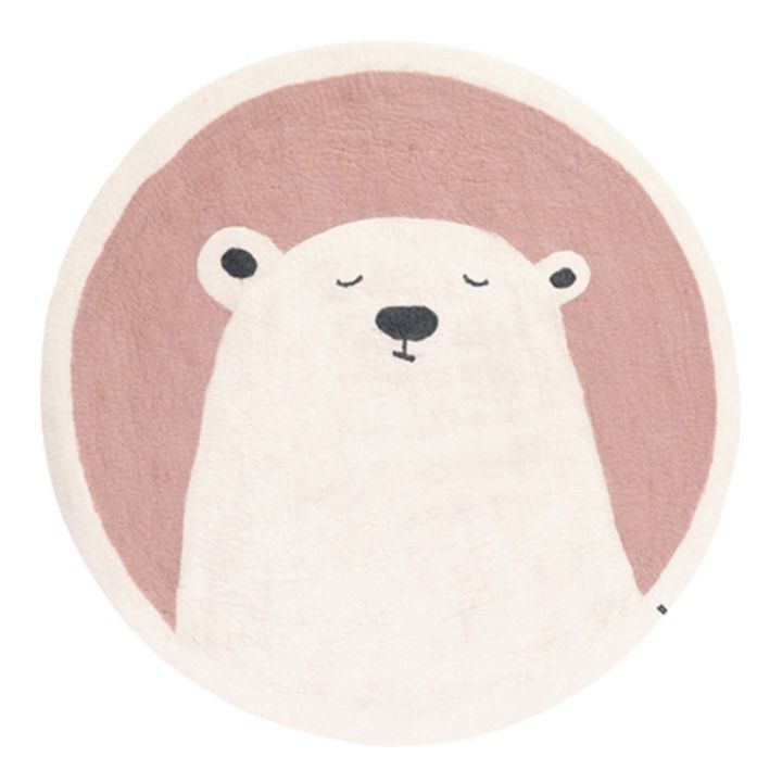 Tapis Pasu Grizzly en feutre | Rose- Image produit n°0