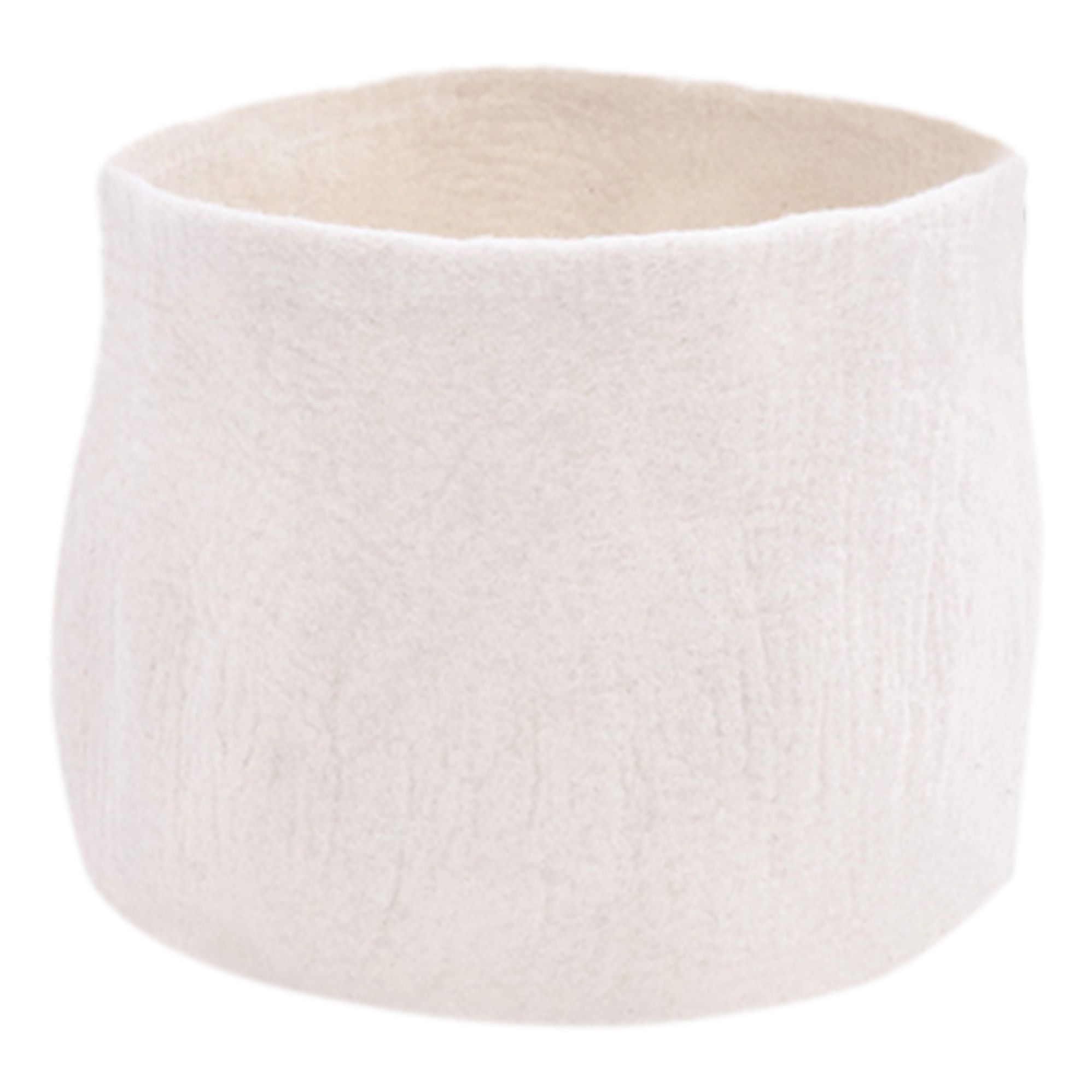 Muskhane - Calebasse en feutre - Blanc