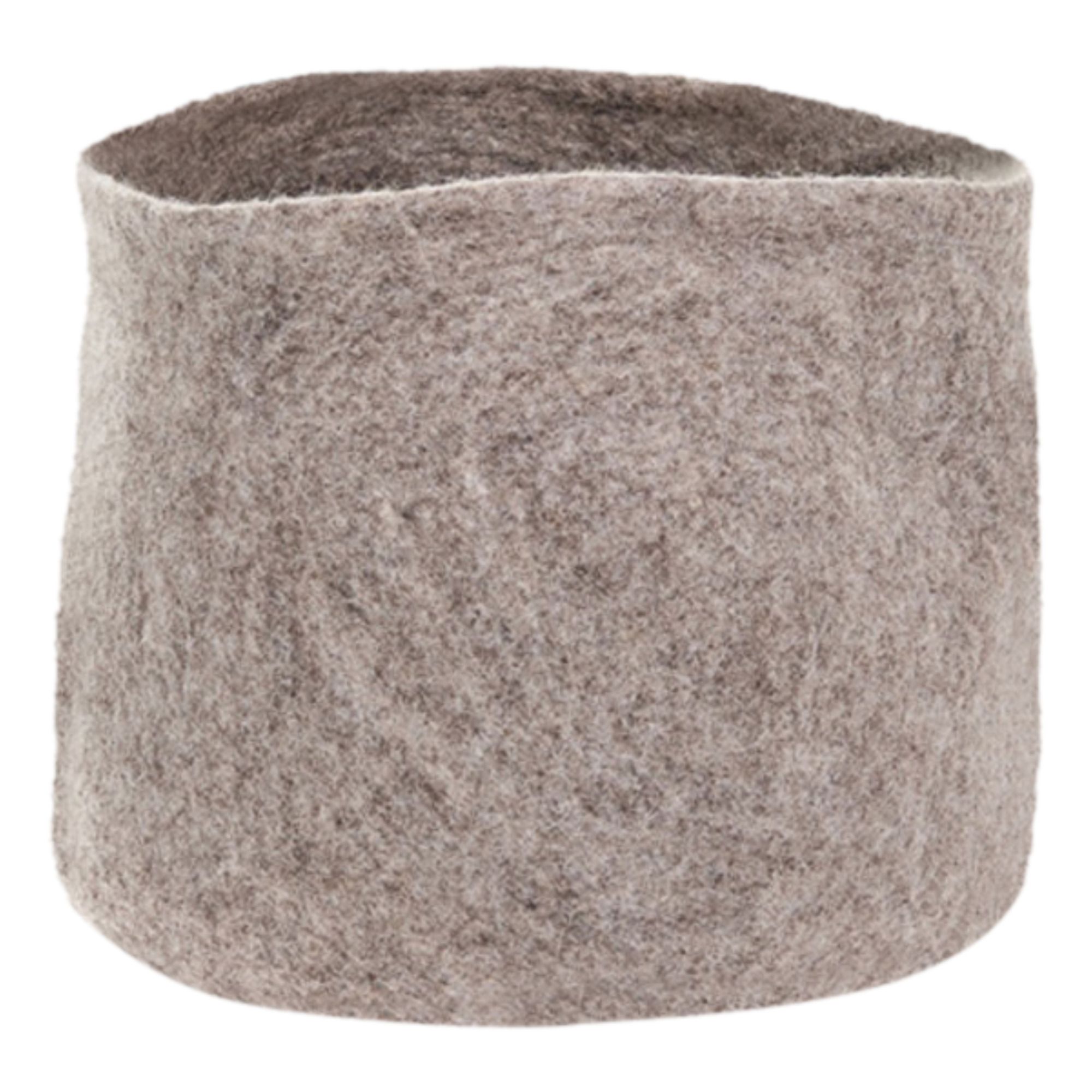 Muskhane - Calebasse en feutre - Gris clair