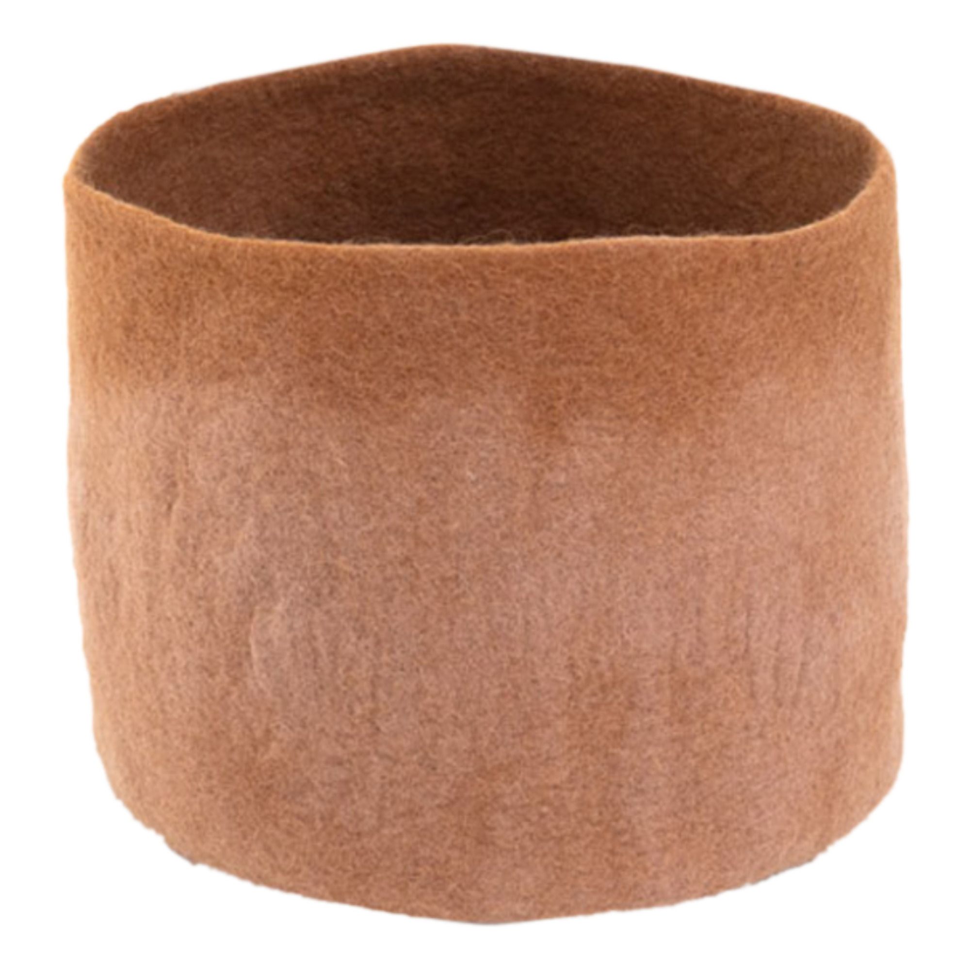 Muskhane - Calebasse bicolore en feutre - Rose