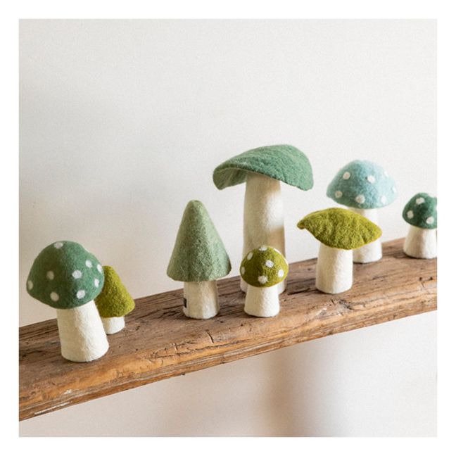 Felt Decorative Mushroom | Verdigris