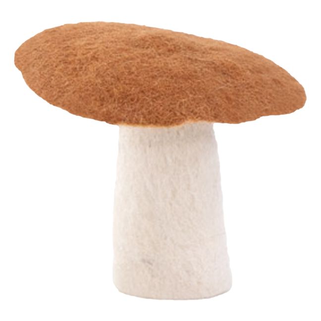 Felt Decorative Mushroom Caramel