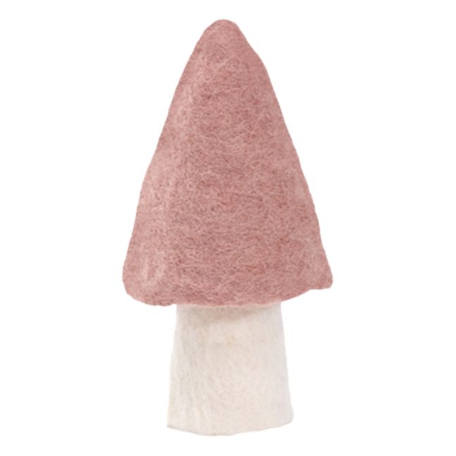 Morille décorative en feutre | Rose pâle