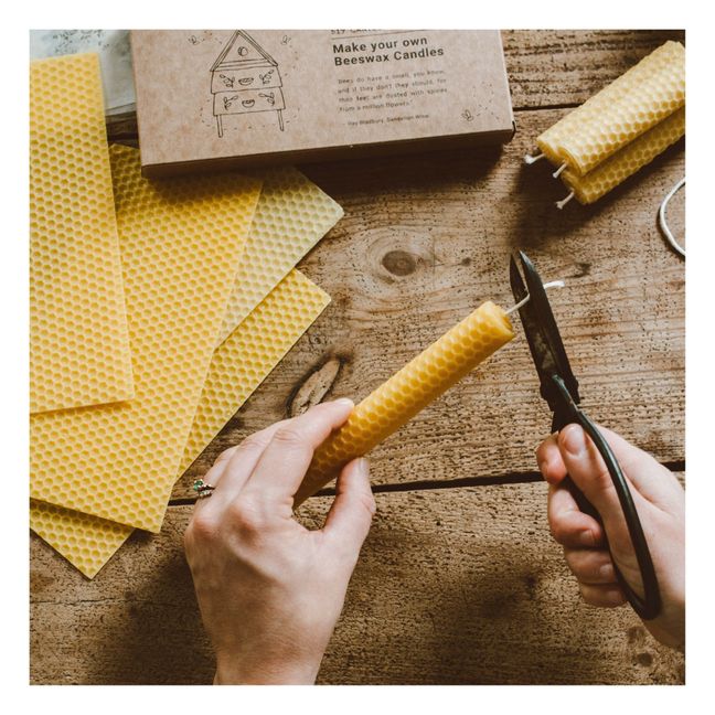 DIY Beeswax Candle Kit - Set of 5 | Orange