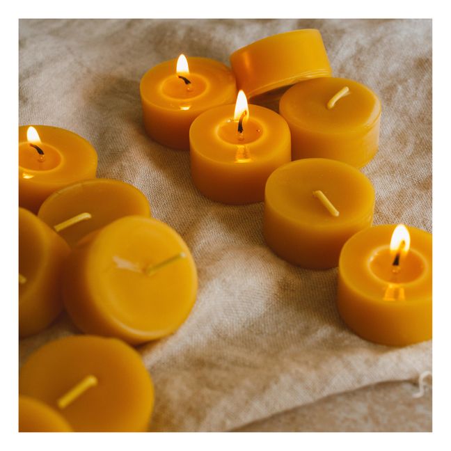 Beeswax Candles - Set of 16 | Orange