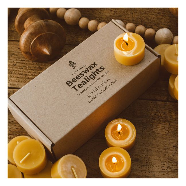 Beeswax Candles - Set of 16 | Orange