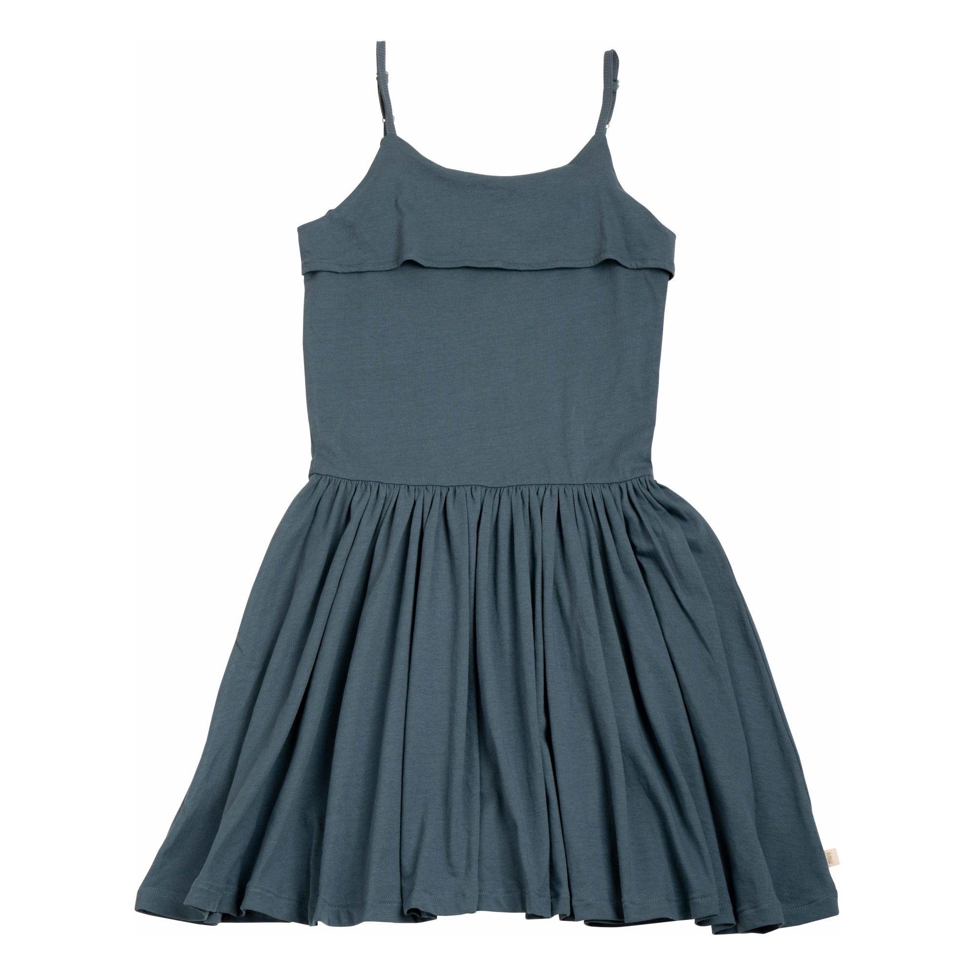 Minimalisma - Robe Lis Coton Bio - Fille - Bleu canard