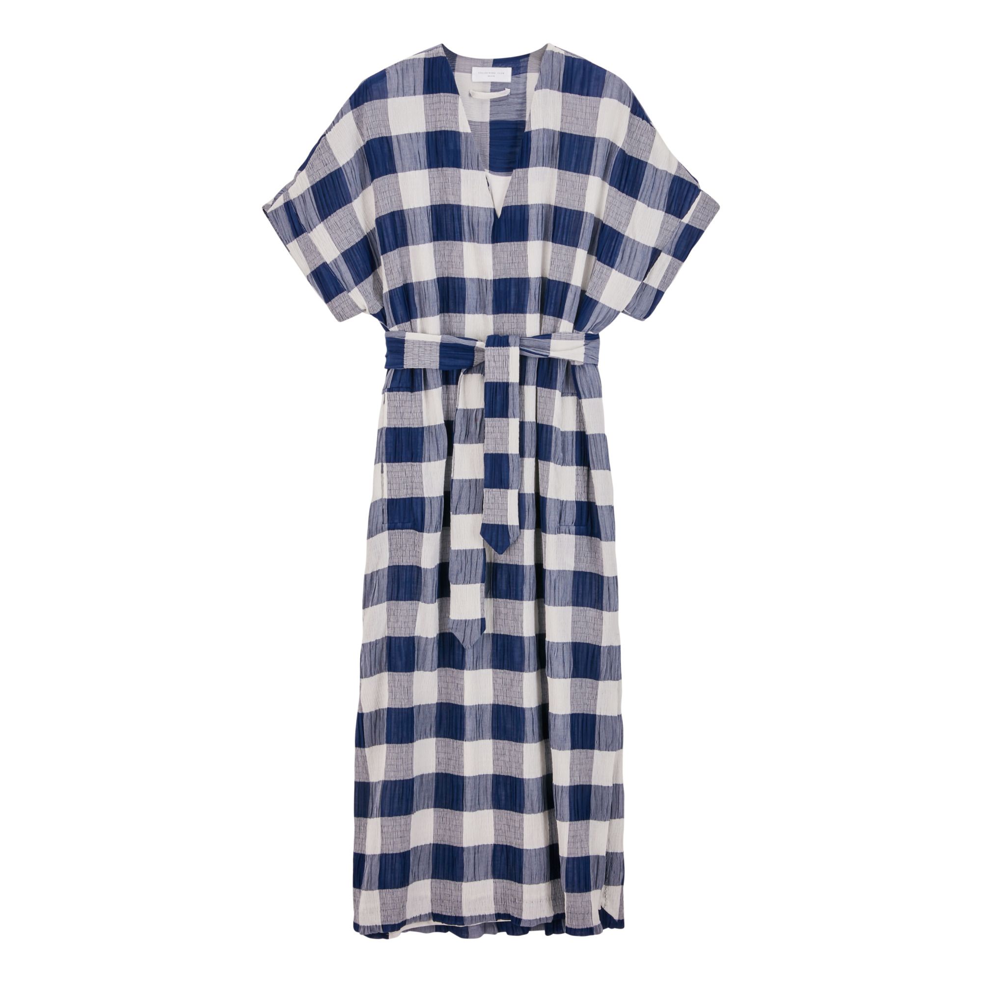Darling Cotton Crepe Dress Indigo blue 