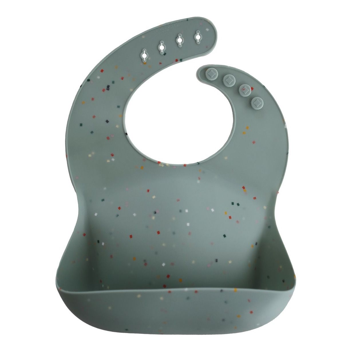 Mushie - Bavoir en silicone - Sauge