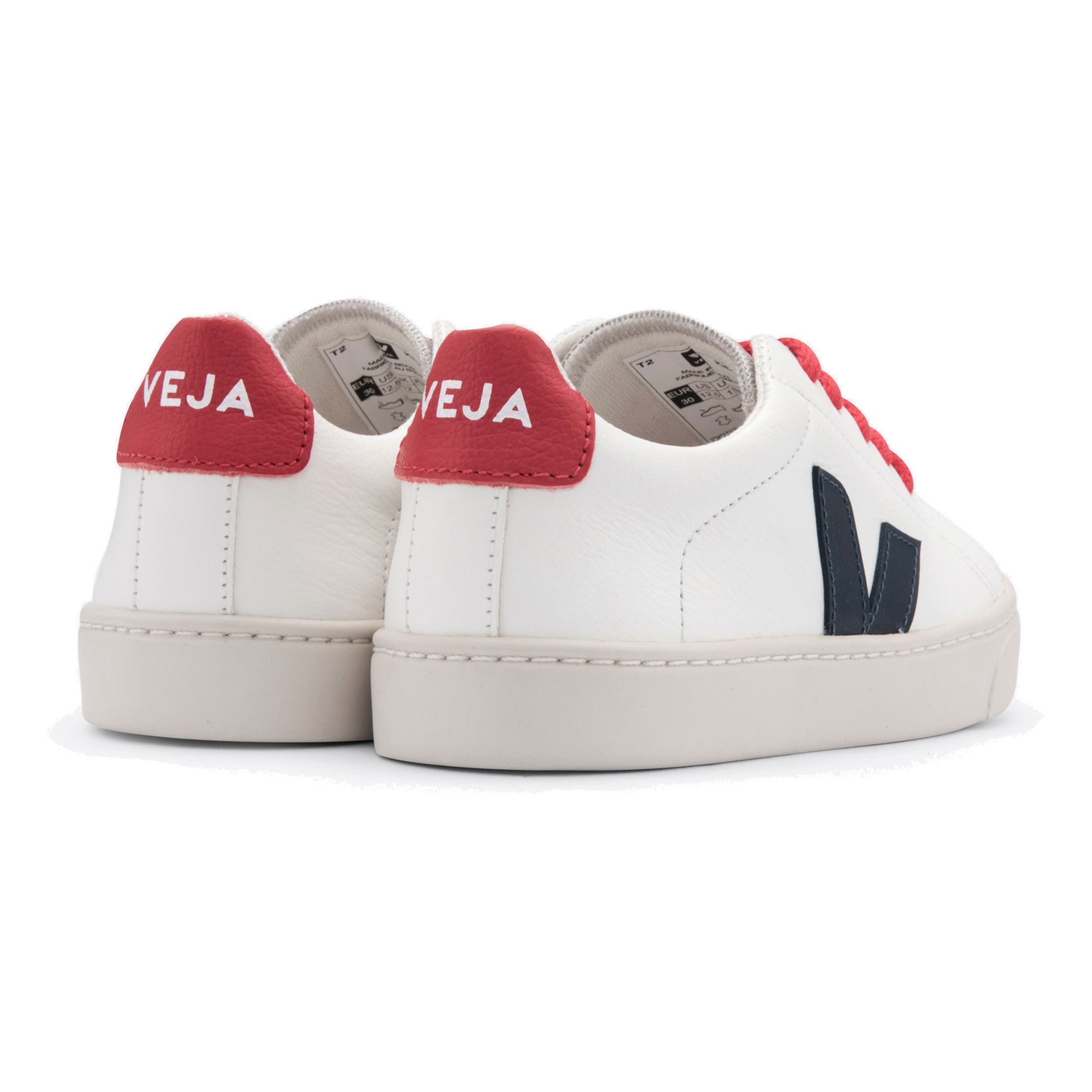 V-10 Vegan Sneakers Hundred Pieces x Veja Red- Product image n°6