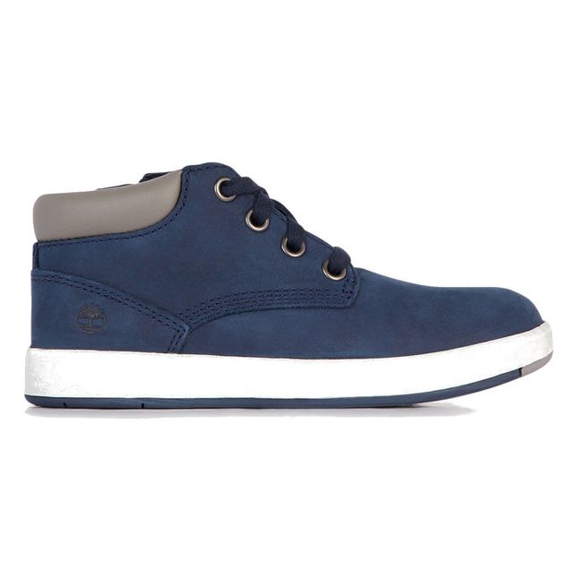 David Square Suede Sneakers Navy