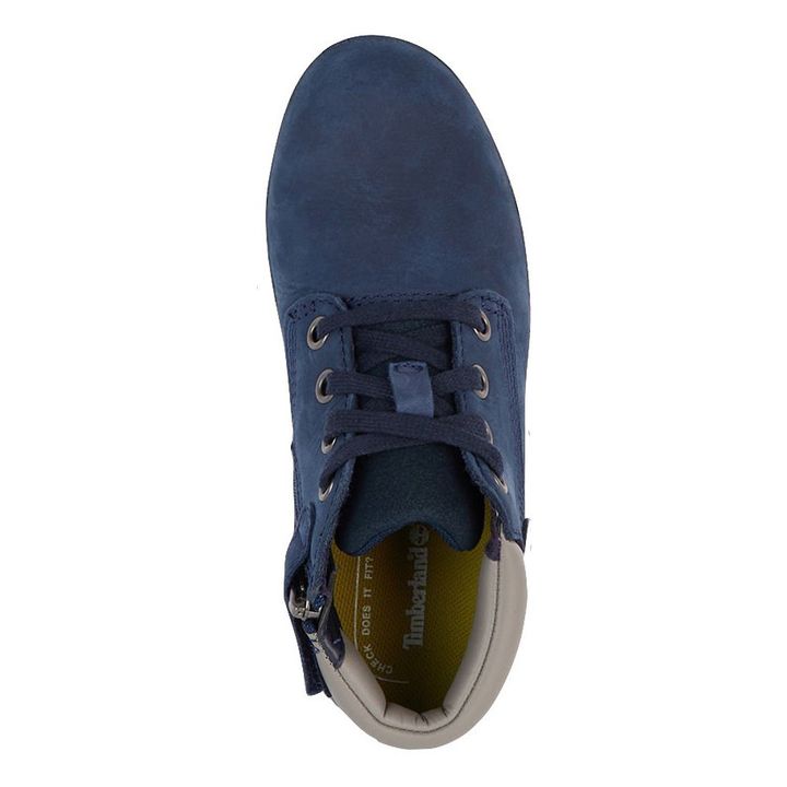 David Square Suede Sneakers | Azul Marino- Imagen del producto n°1