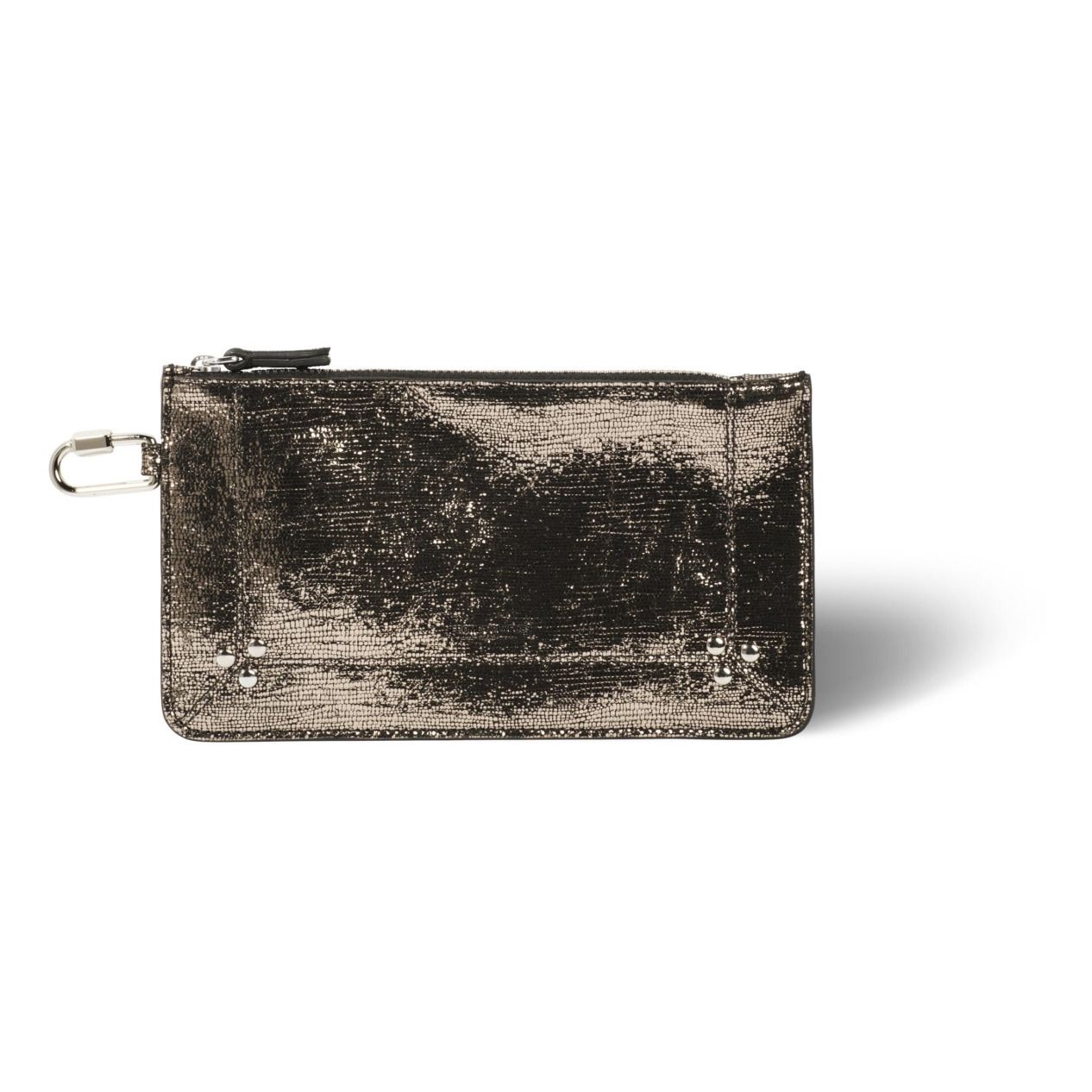 Jérôme Dreyfuss - Pochette Popoche S Lamé - Femme - Champagne