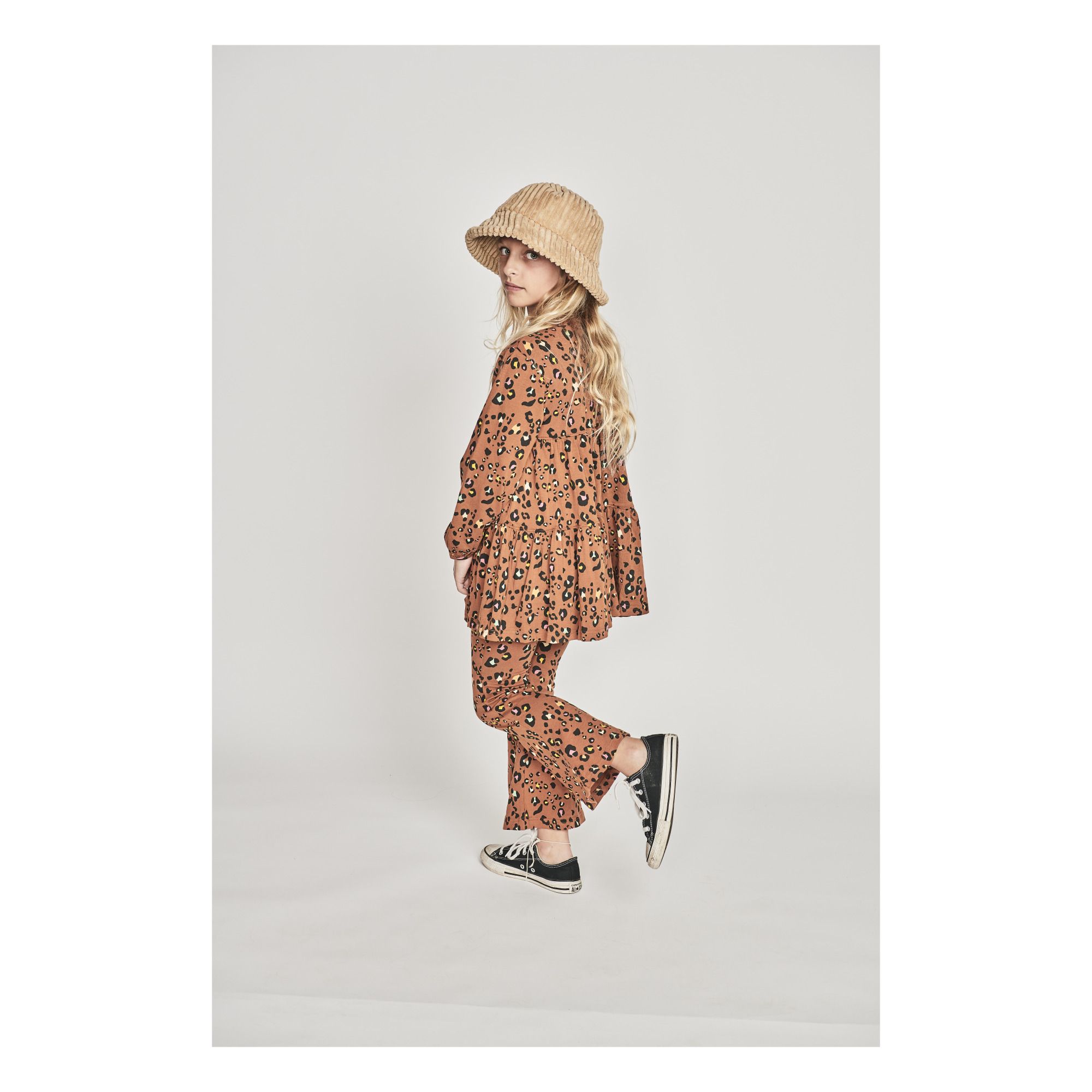 Munsterkids - Robe Léopard Goldie - Fille - Camel
