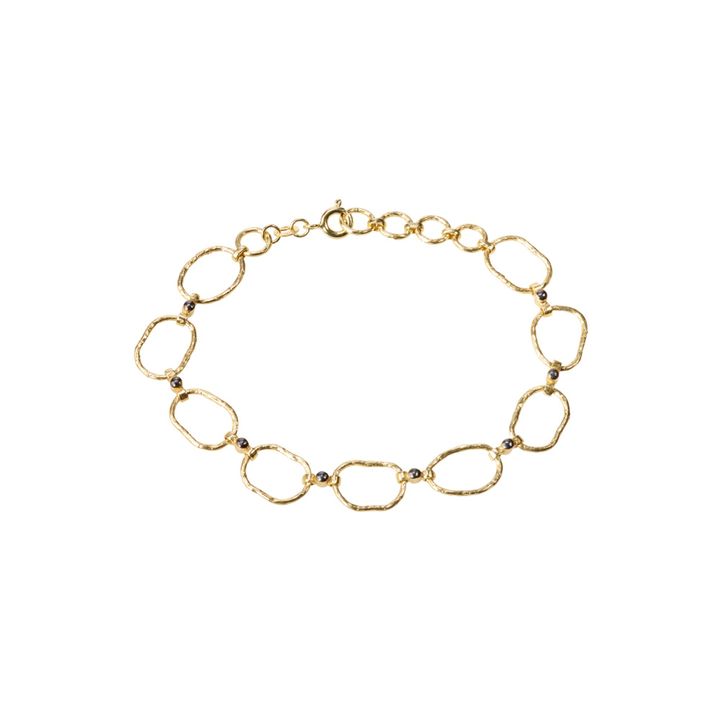 Jane M Dot Bracelet | Gold- Product image n°0