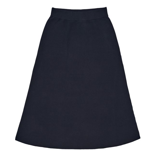 Organic Cotton Skirt Navy blue