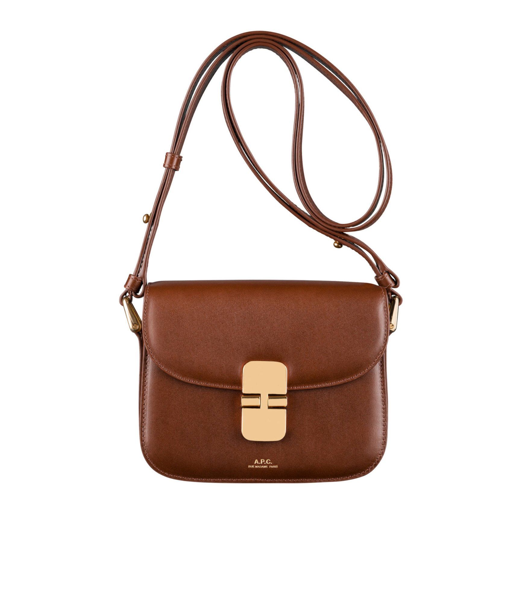 Grace Mini Smooth Leather Bag Hazel- Product image n°0