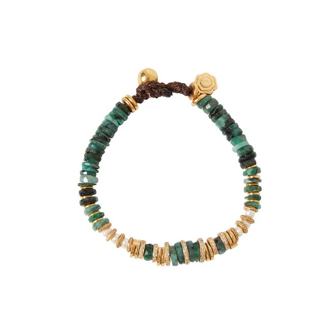 Armband Clio Smaragd | Grün
