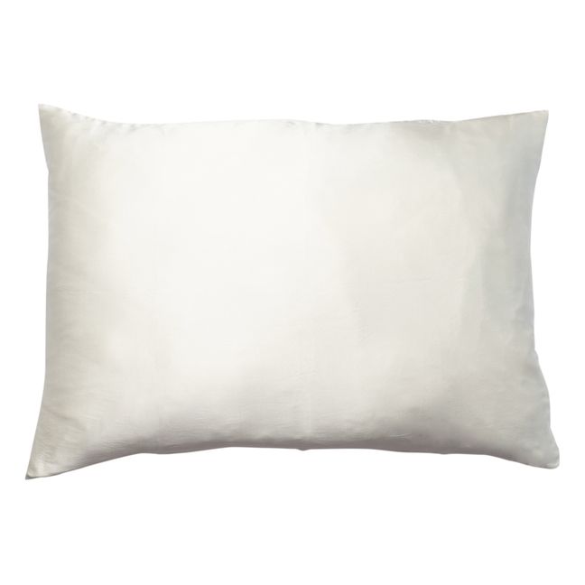 Funda de almohada de seda | Marfil