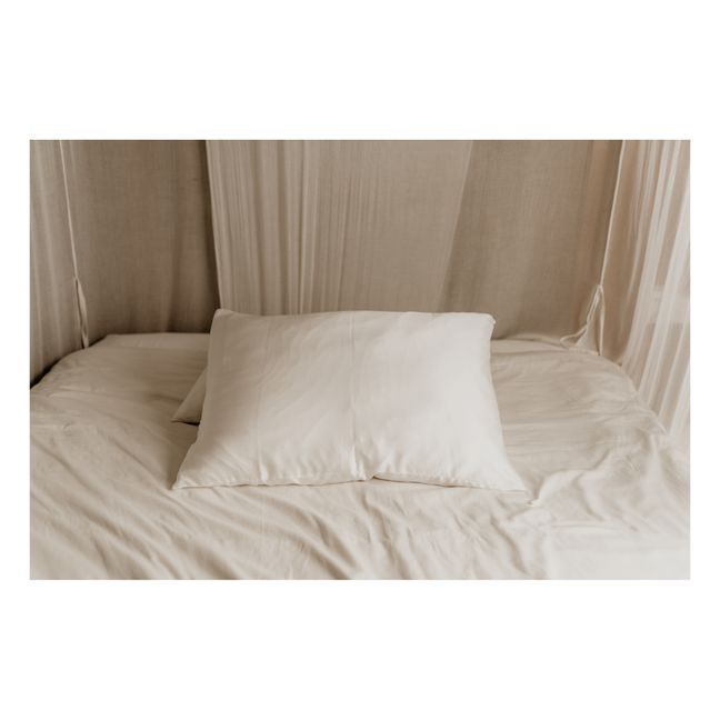 Funda de almohada de seda | Marfil
