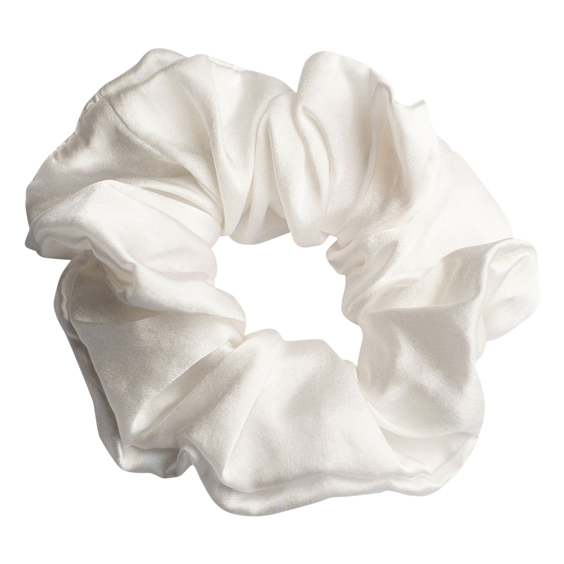 Silk Scrunchie Ivory- Product image n°0