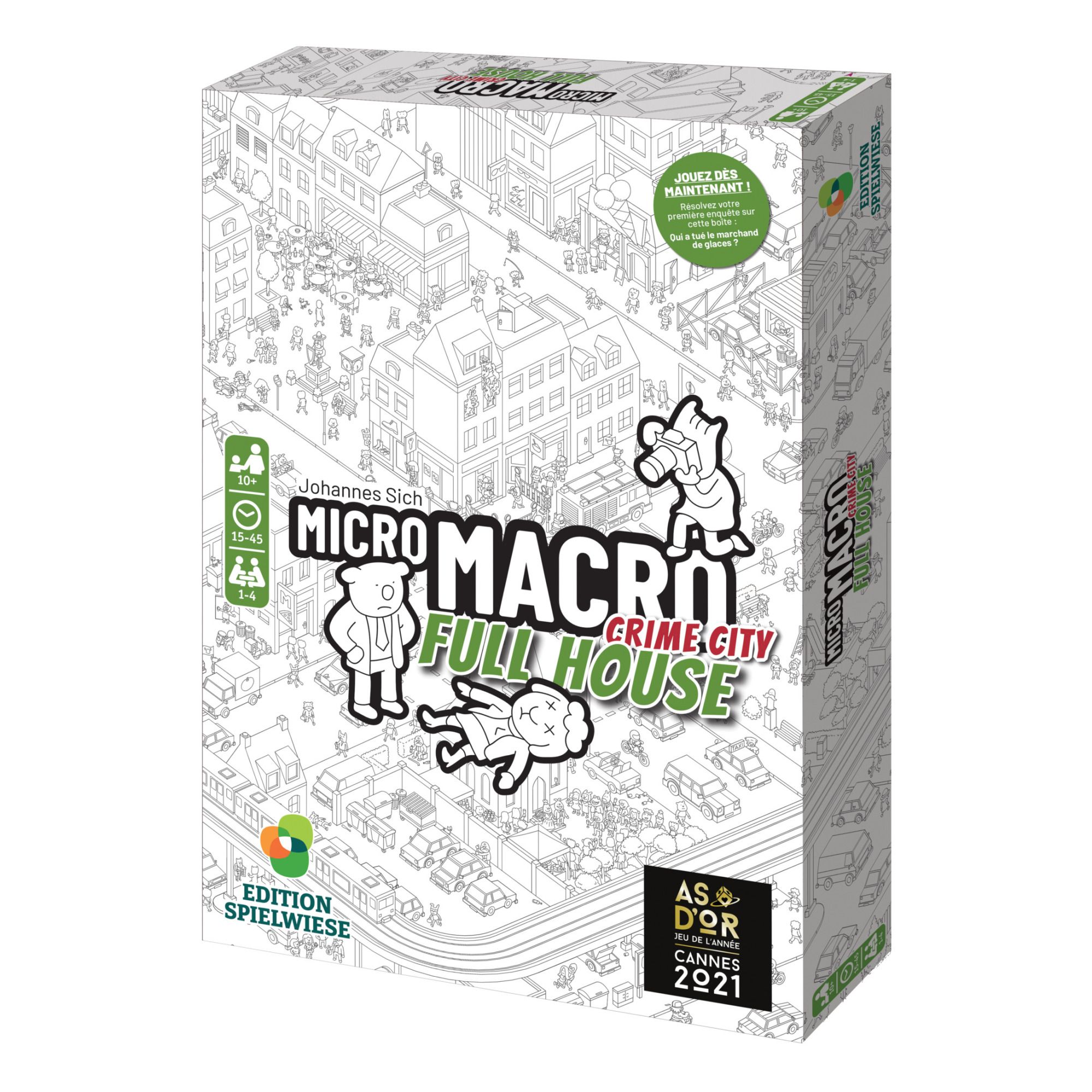 Blackrock Games - Jeu d'enquête Micro Macro Crime city Full house - Multicolore