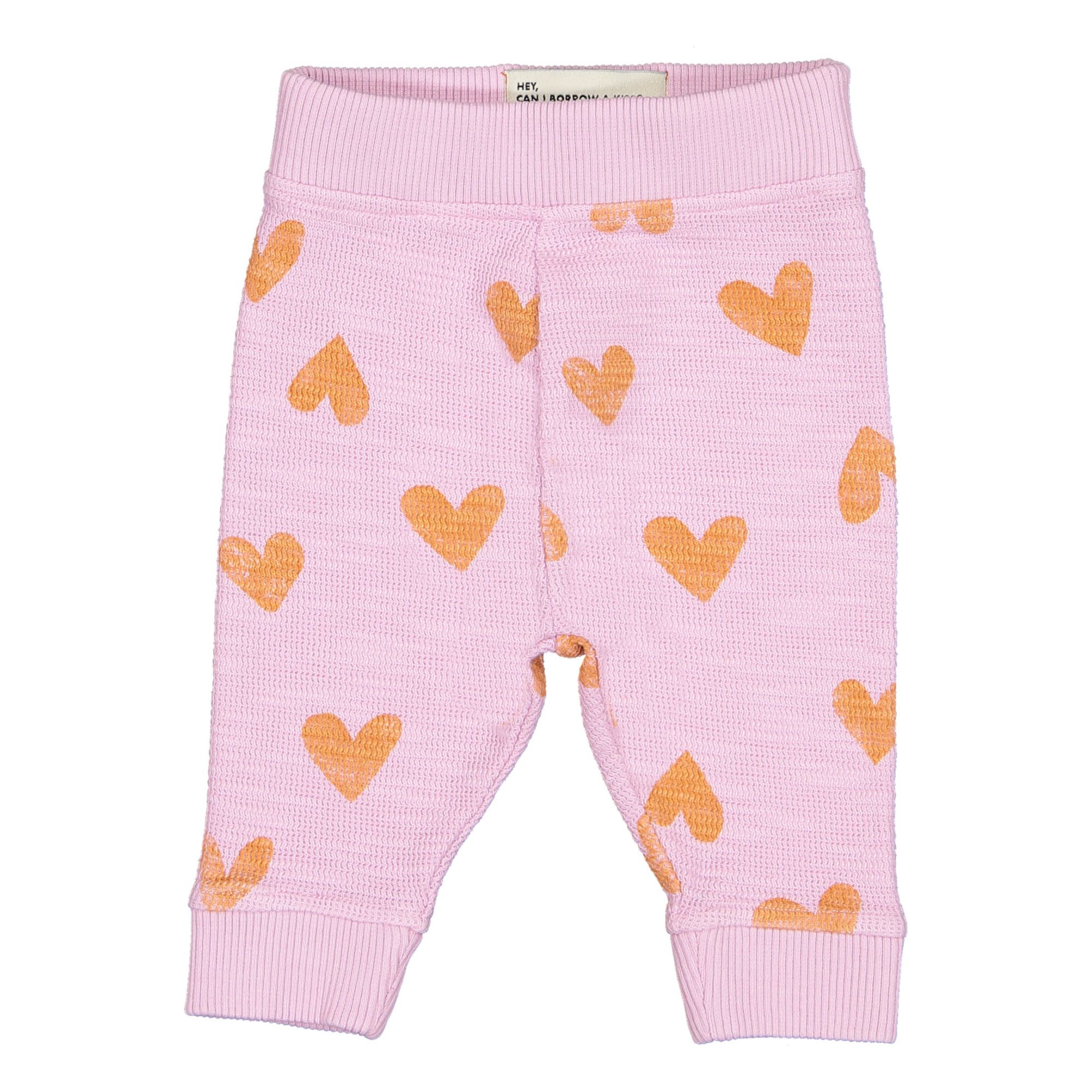Leggins Corazón Rosa Palo Piupiuchick Moda Bebé