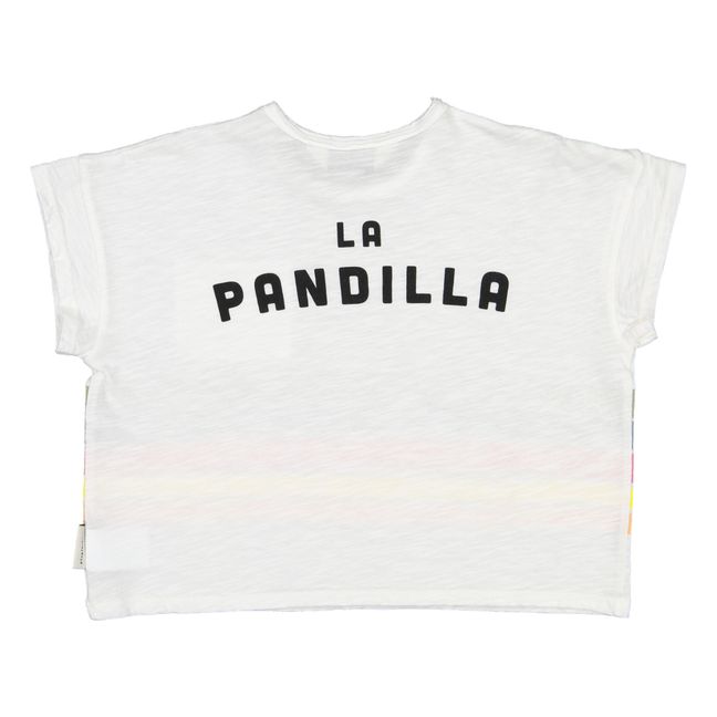 T-shirt Pandilla Coton Bio Blanc