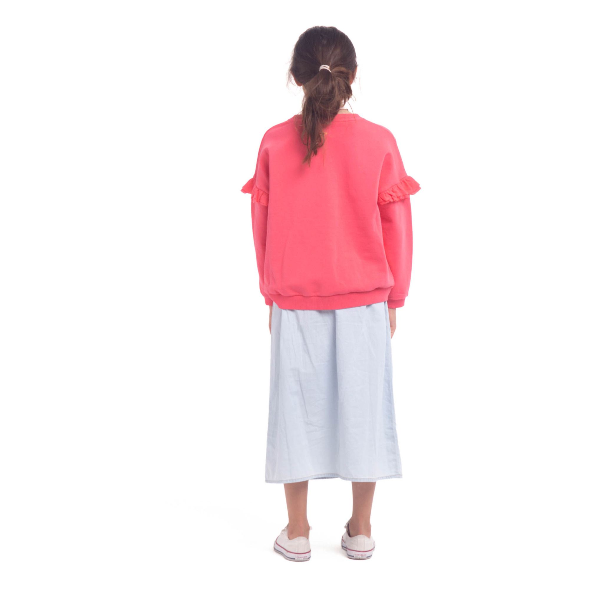 Organic Cotton Sun Sweatshirt Pink- Product image n°4