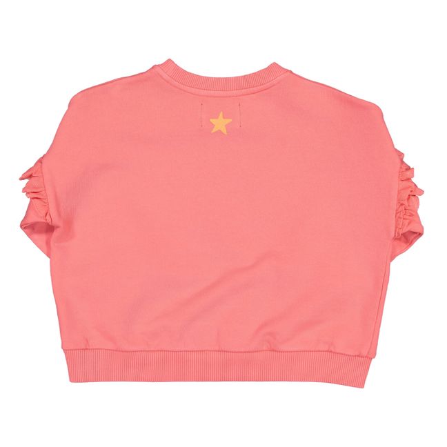 Sweatshirt aus Bio-Baumwolle Rosa