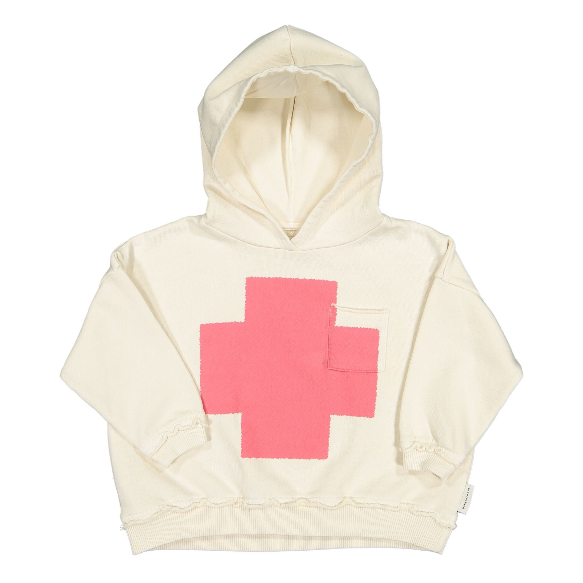Piupiuchick - Sweat Croix - Fille - Ecru