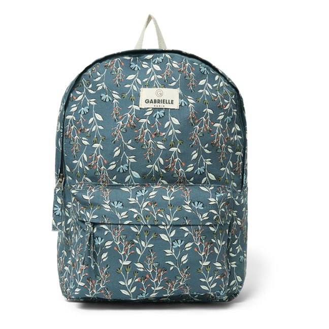Cotton Backpack Azul Marino