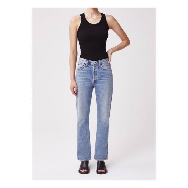 Relaxed Organic Cotton Bootcut Jeans Wireless