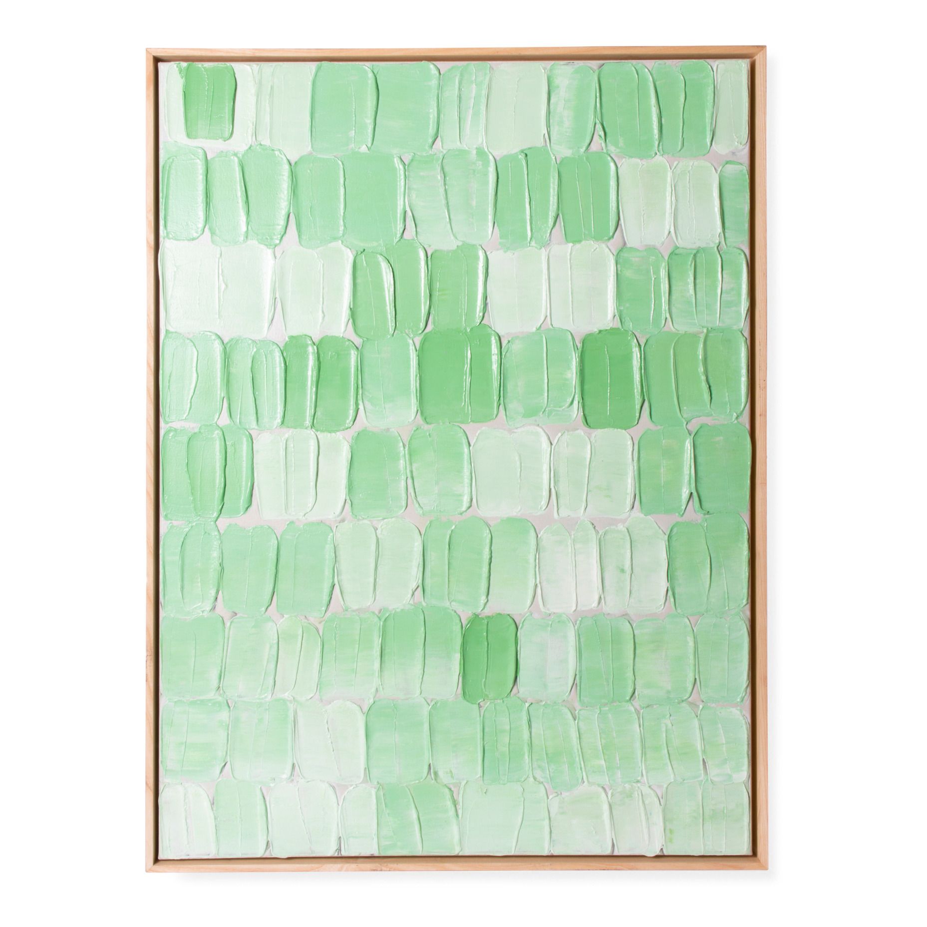 HKliving - Peinture abstraite - Vert pâle
