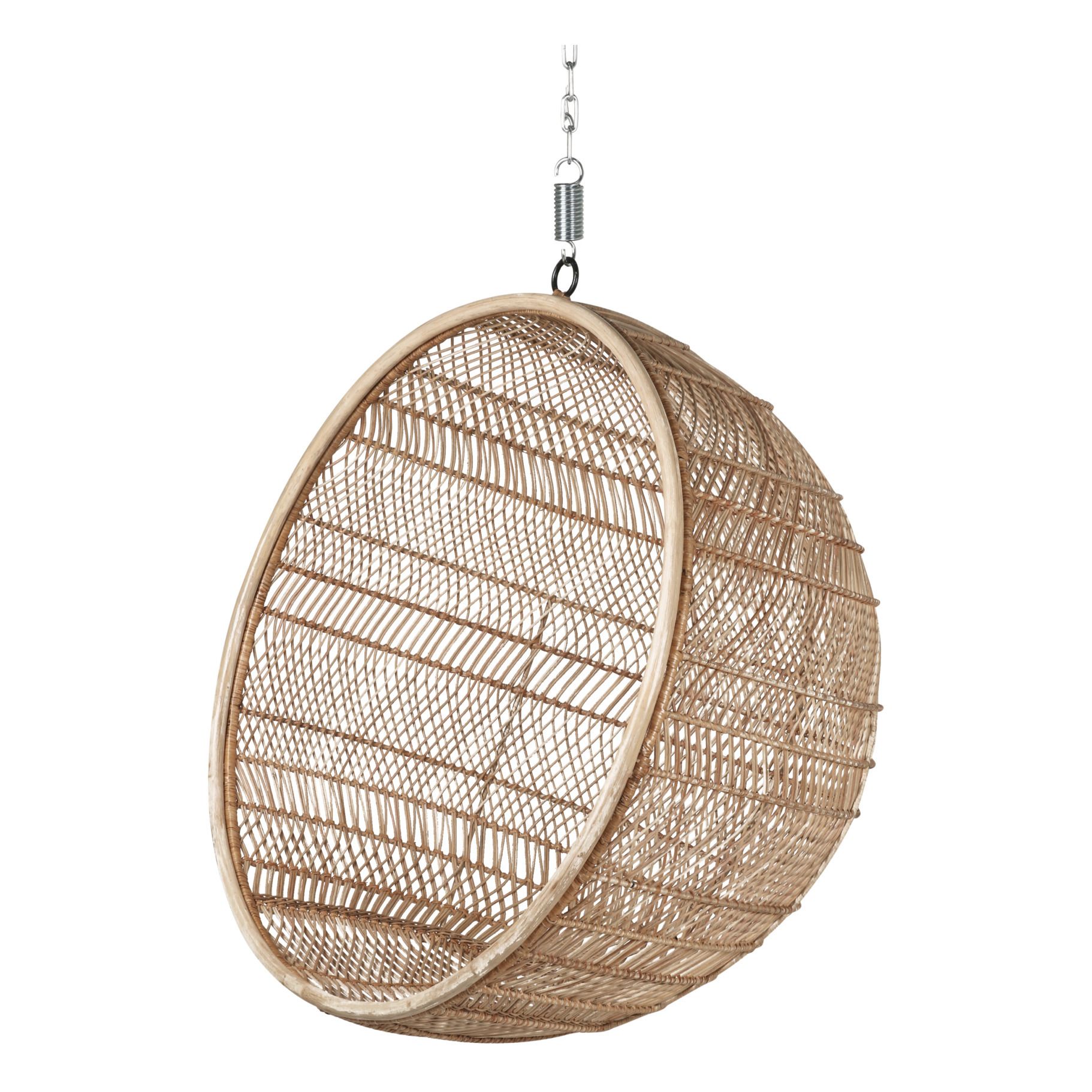 HKliving - Fauteuil suspendu en rotin - Naturel