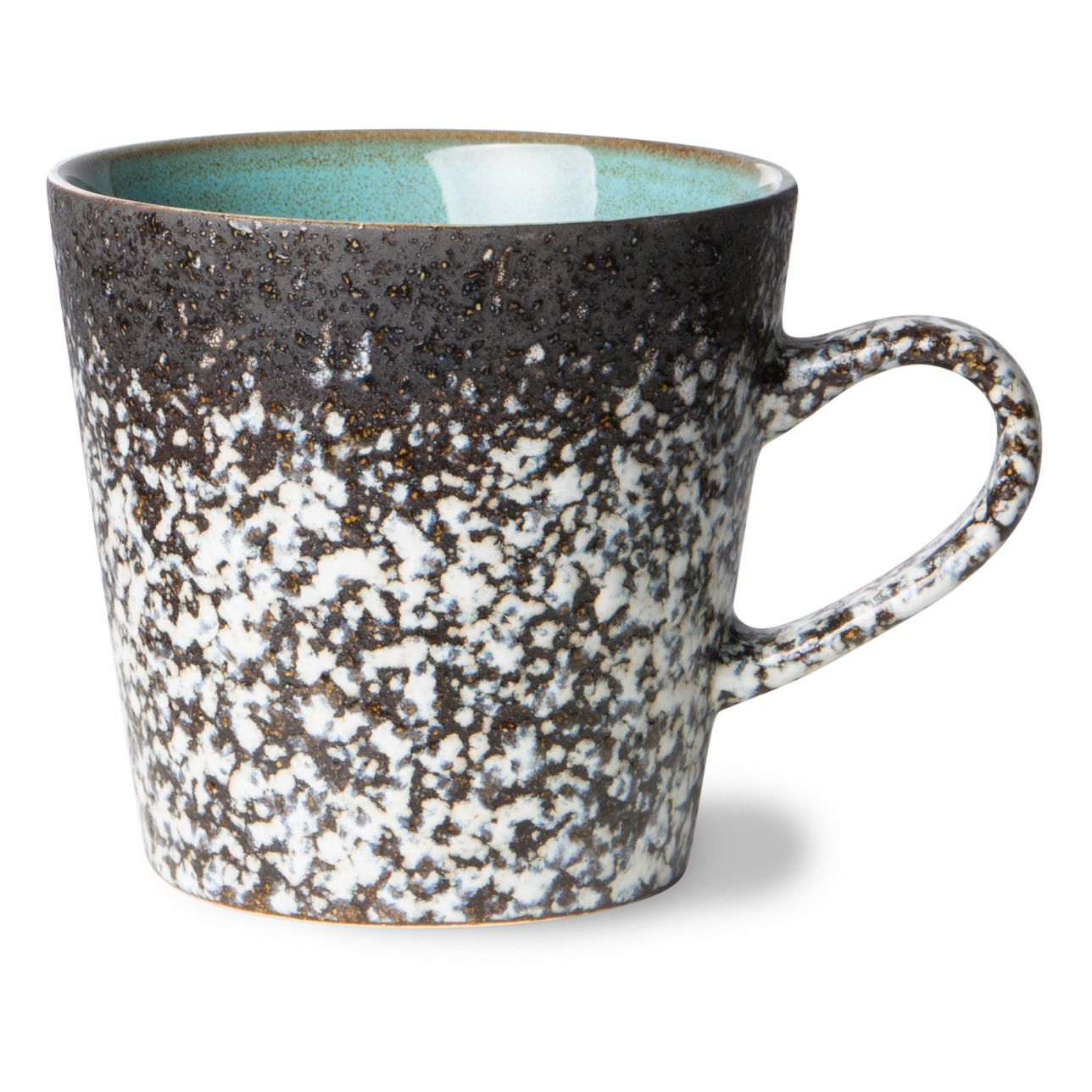 HKliving - Mug 70's céramique - Noir