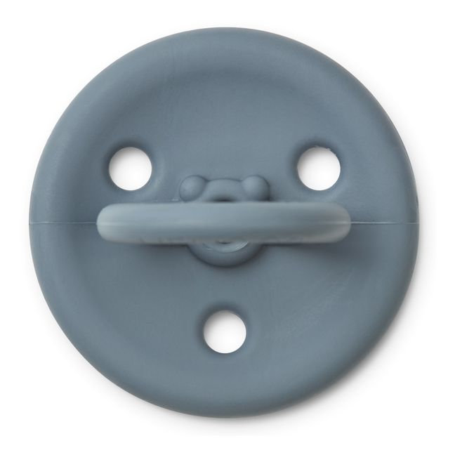 Chupetes de silicona Paula - Juego de 6 | Azul Pálido